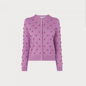 **NWT** LK Bennett Sarah Cardigan, Lilac